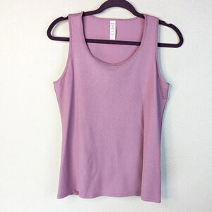 Marika Activewear Athleisure Tank Top Size Medium in Purple